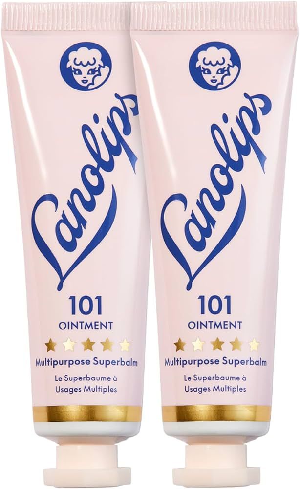 Lanolips 101 Ointment Multi-Balm Duo, Original Superbalm - Contains Pure Lanolin Oil for Smooth, ... | Amazon (US)