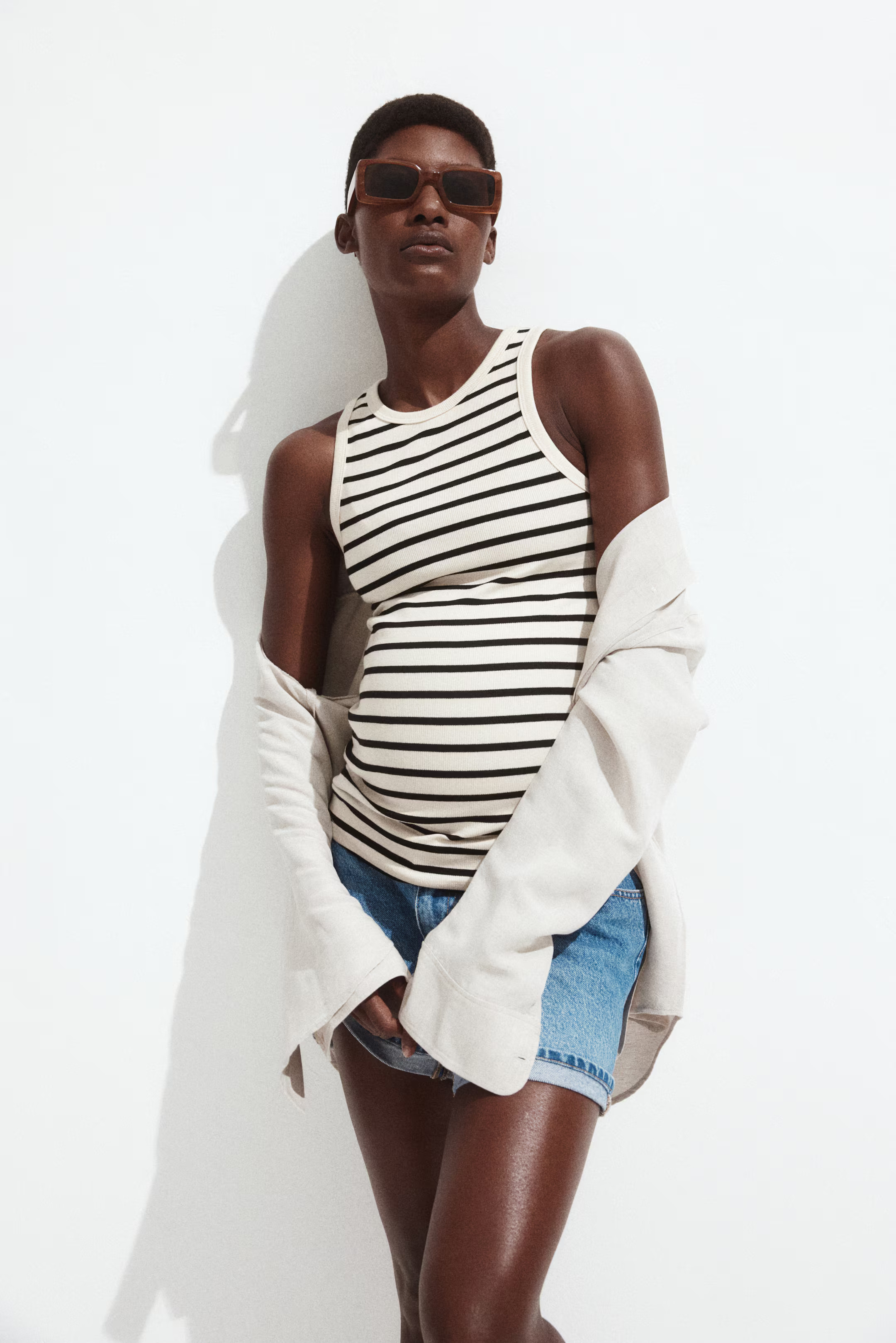 MAMA Ribbed Tank Top | H&M (US + CA)