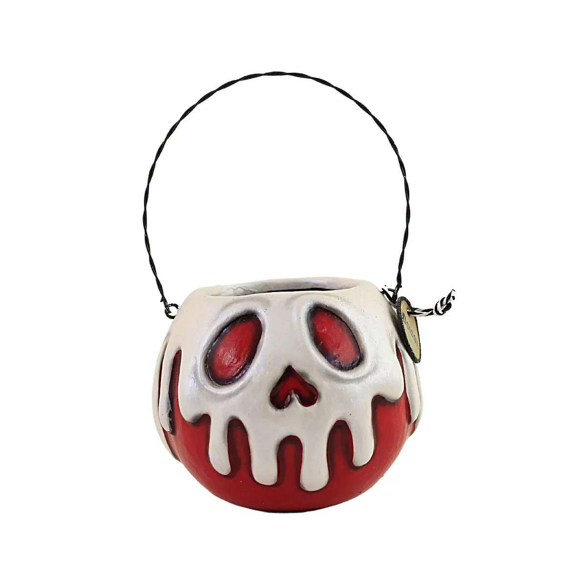 Halloween Small Red Apple W/White Poison  -  One Halloween Bucket 3.5 Inches -  Charmed Confectio... | Target