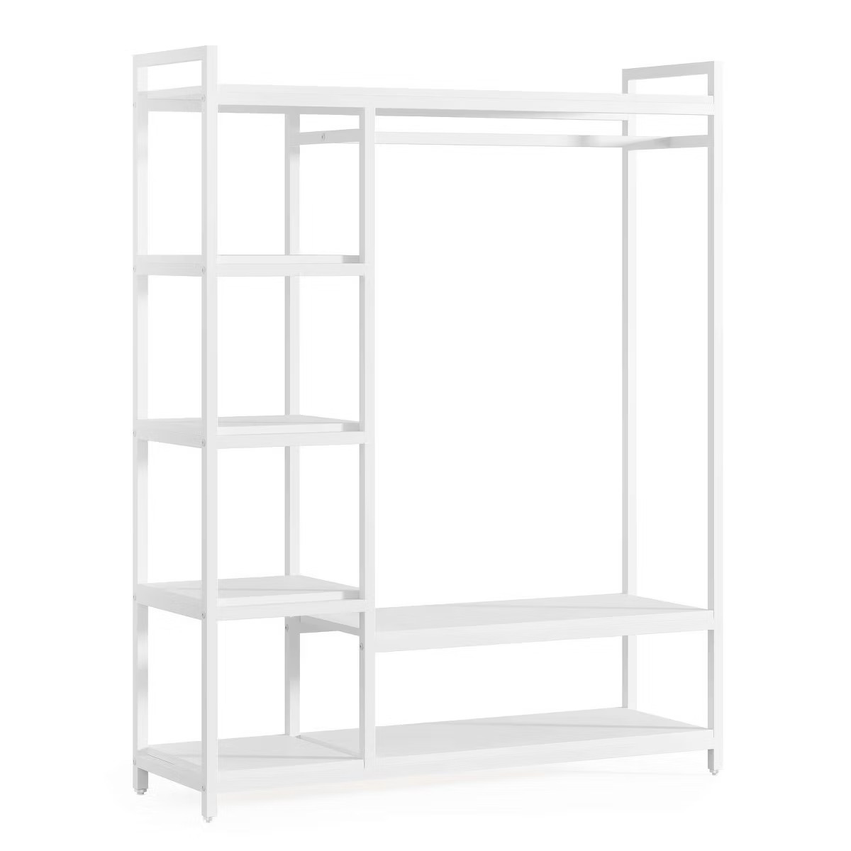 Tribesigns Freestanding Closet Organizer with 6 Storage Shelves and Hanging Bar, Large Standing C... | Target