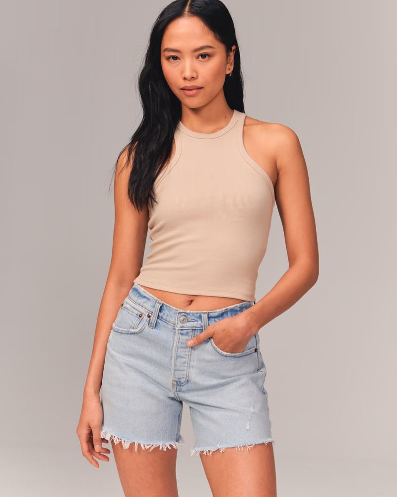 Women's Low Rise 90s Baggy Shorts | Women's Bottoms | Abercrombie.com | Abercrombie & Fitch (US)