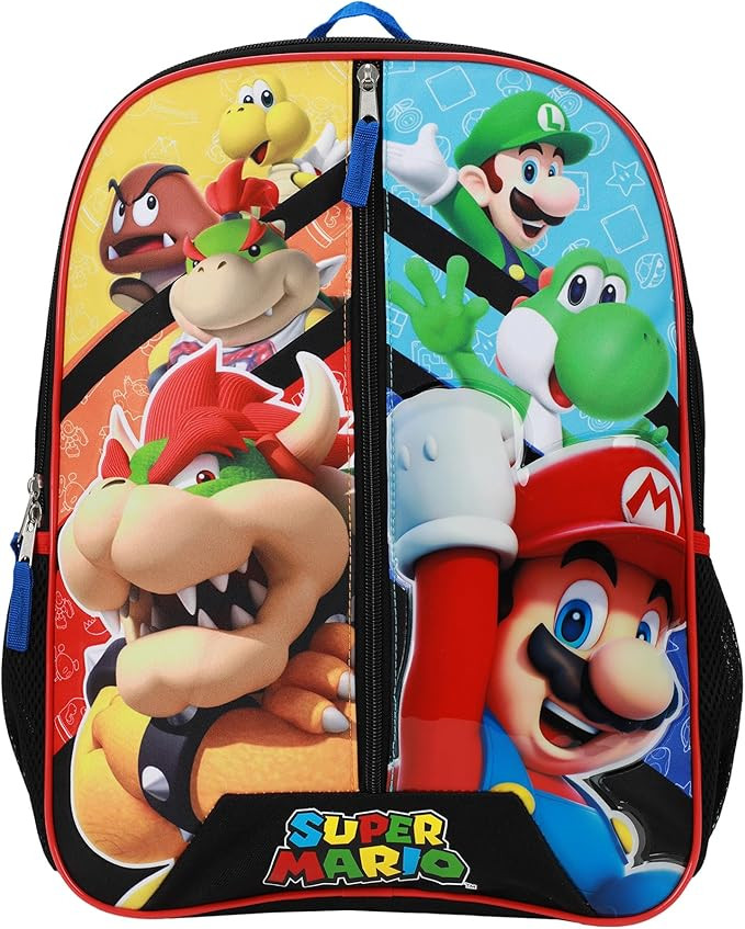 Super Mario 16" Backpack - Let go go go | Amazon (US)