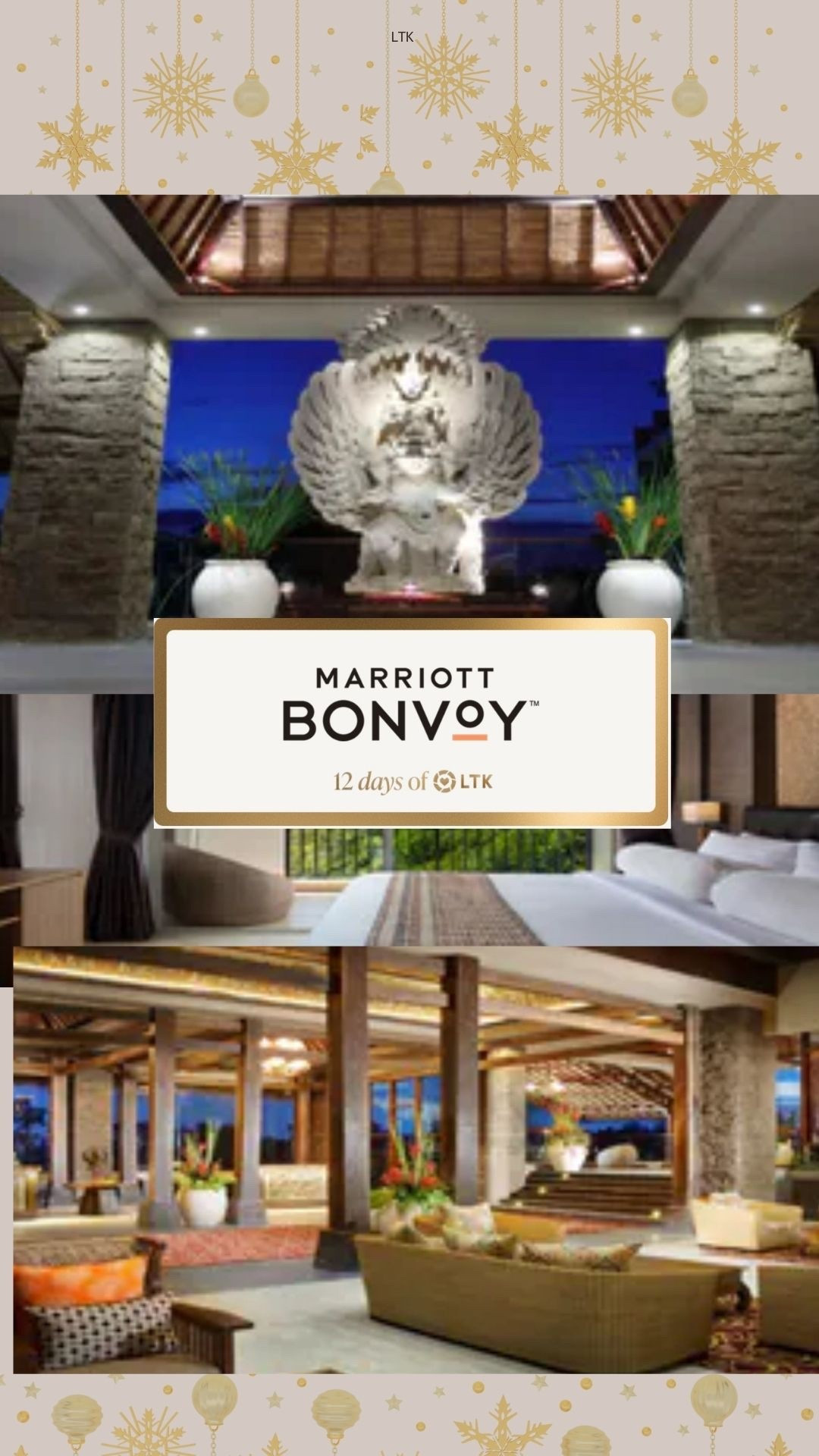 Five-star vibes, smart savings—Marriott Bonvoy 30% off.

#LTKHoliday #LTKTravel #LTKSaleAlert