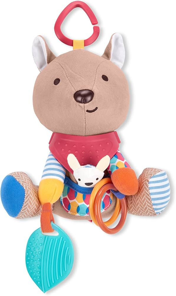Skip Hop Bandana Buddies Baby Activity and Teething Toy with Multi-Sensory Rattle and Textures, K... | Amazon (US)
