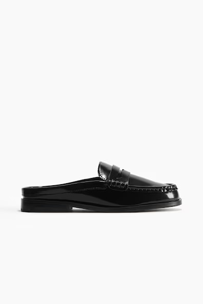 H & M - Loafer mules - Black | H&M (UK, MY, IN, SG, PH, TW, HK)