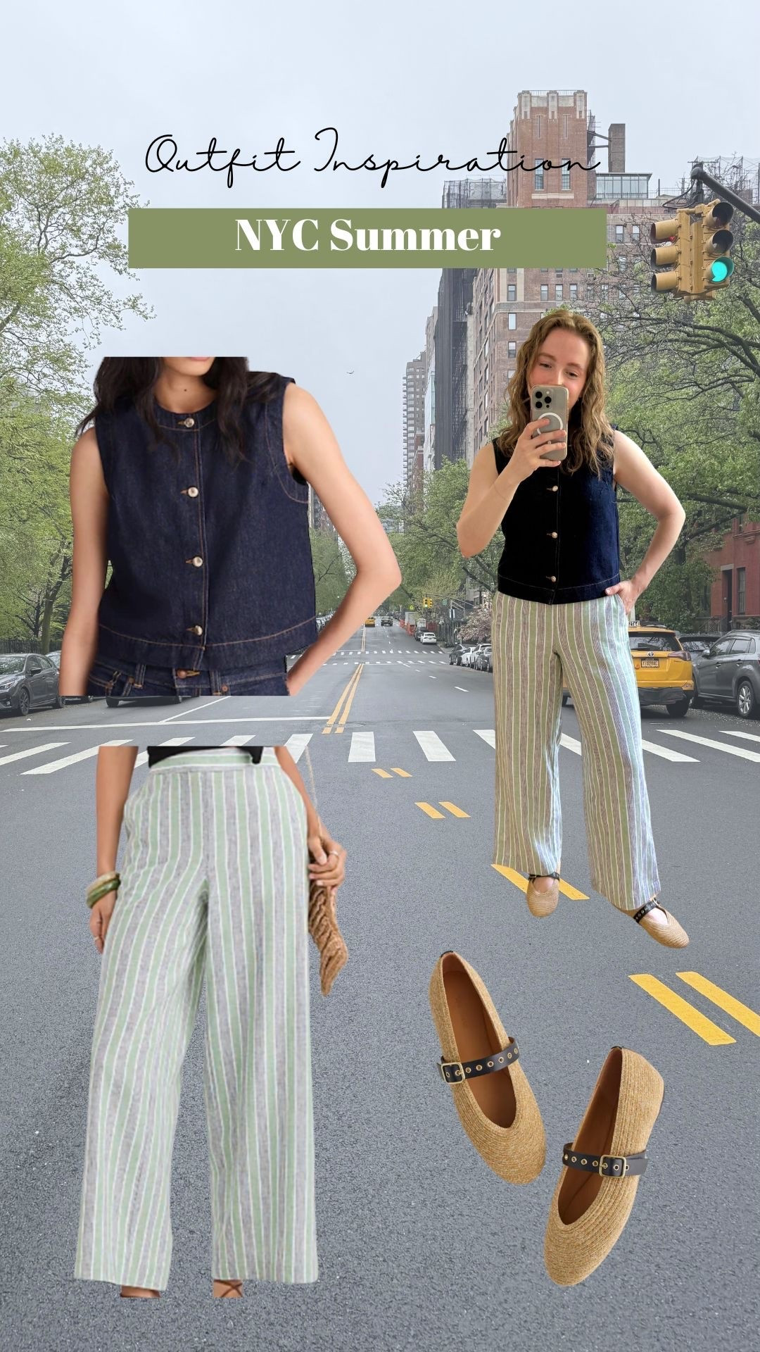 NYC outfit of the day. Comfy summer outfit. Pants are elastic waist cotton linen blend. Wearing xs petite. Top is xs

#LTKSaleAlert #LTKPetite