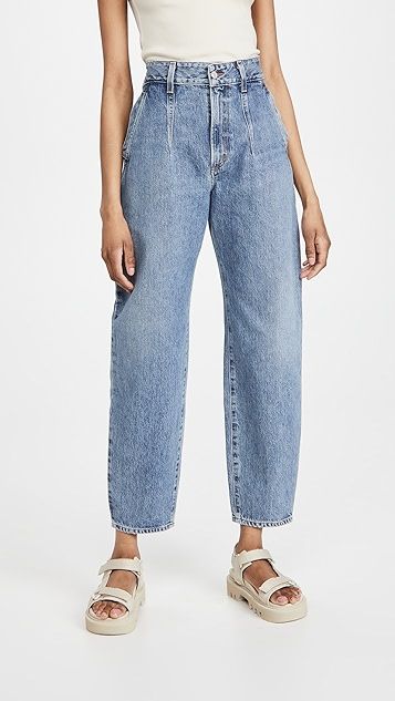 Darted Balloon Baggy Tapered Jeans | Shopbop