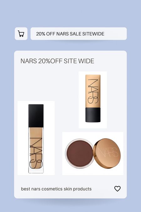 Fave nars products 20% off

#LTKbeauty