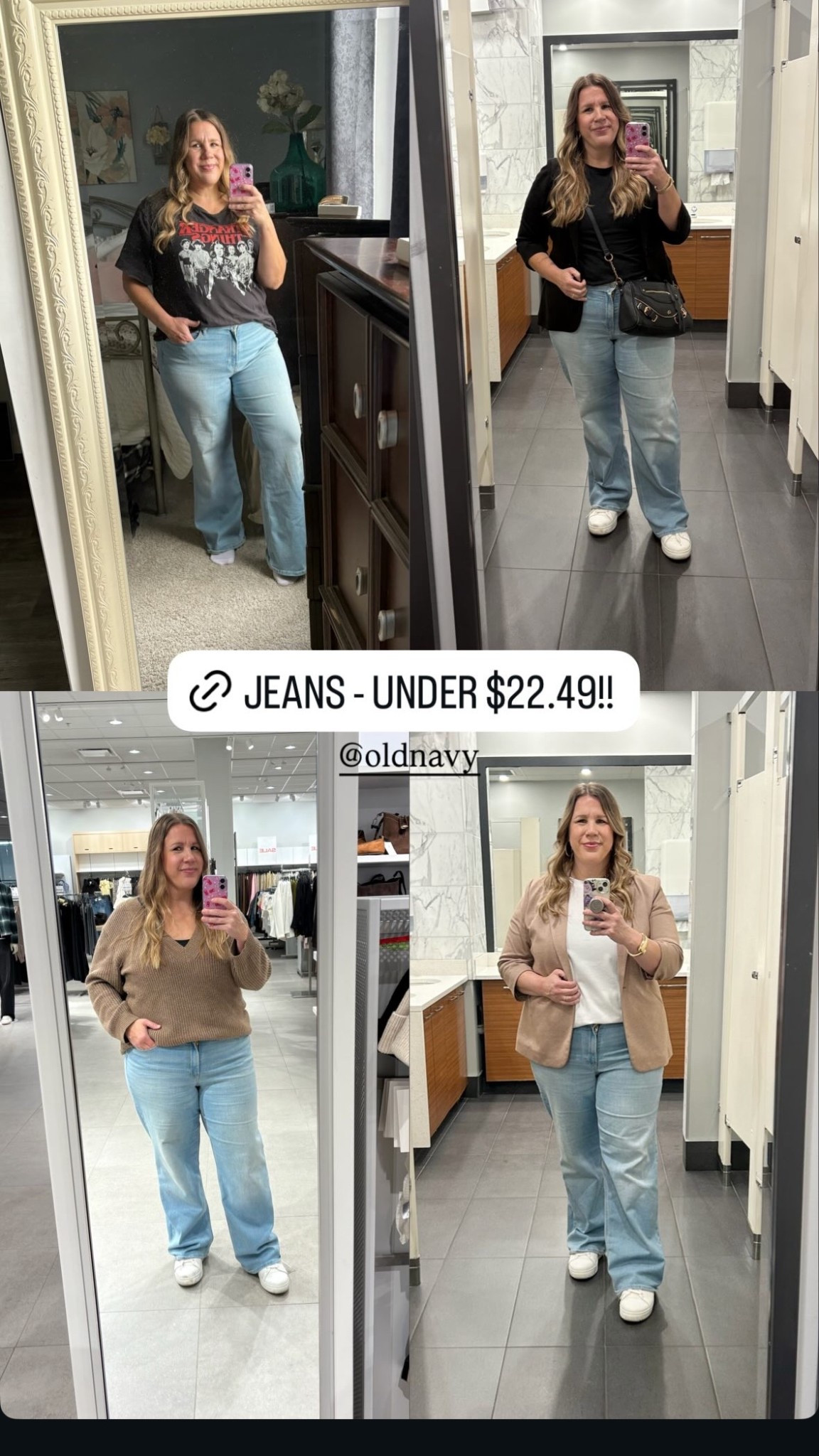 Old Navy sale on these comfy jeans  

#LTKsale #LTKcurves #LTKmidsize