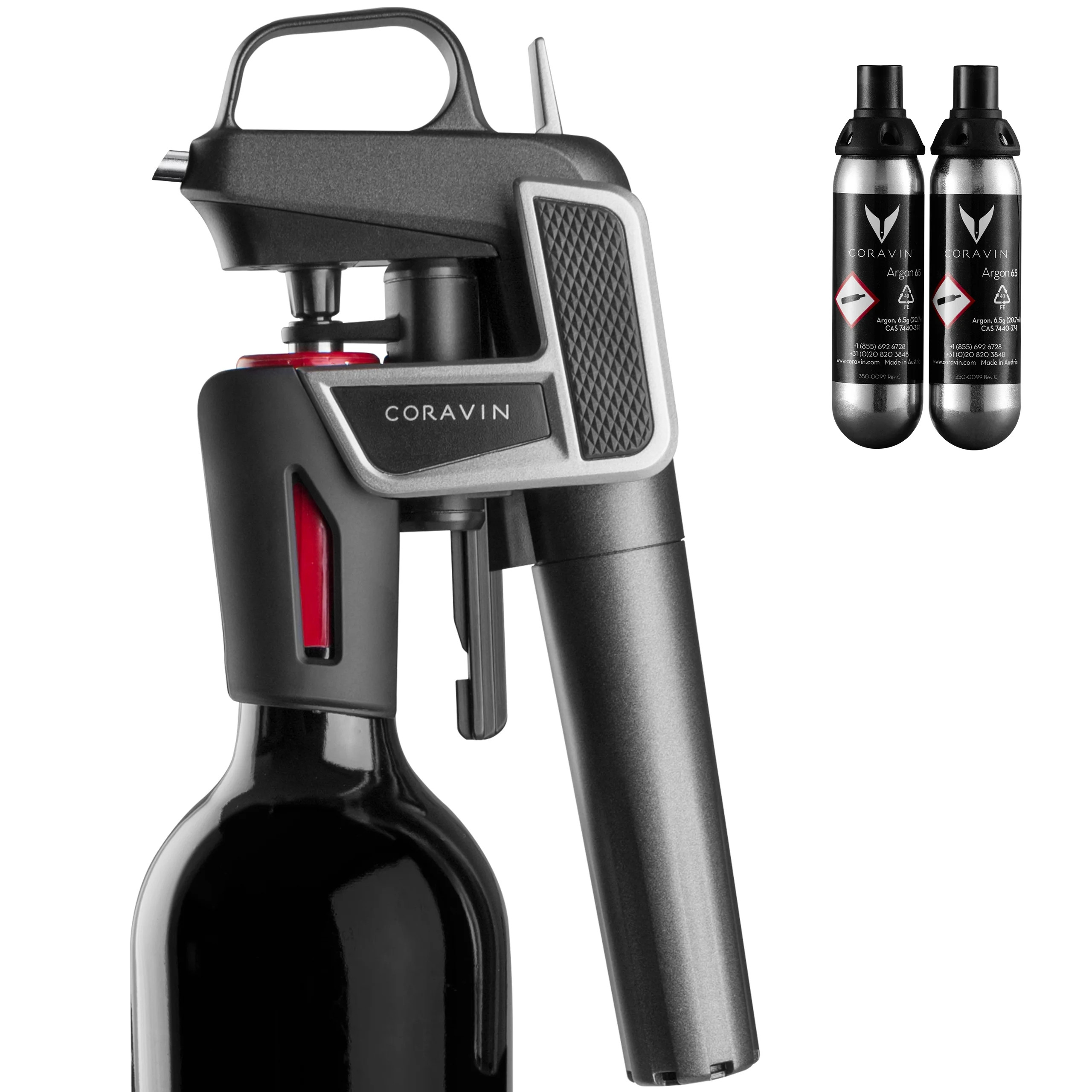 Coravin Model Two Premium - Wine Preservation System, Includes 2 Argon Capsules, Graphite | Walmart (US)
