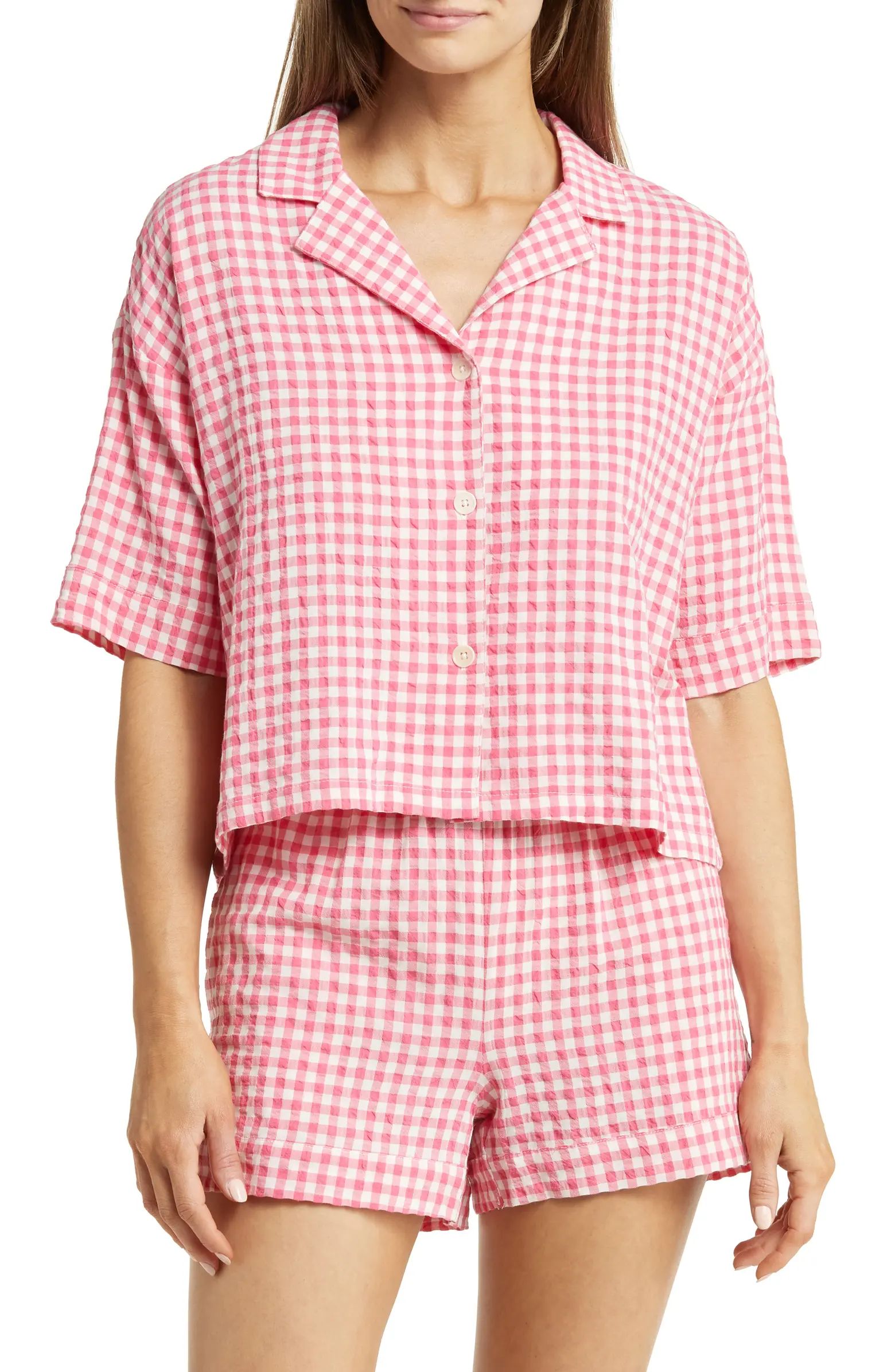 Papinelle Seersucker Short Pajamas | Nordstrom | Nordstrom