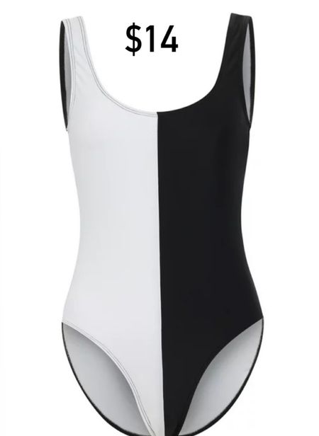 $14 swimsuit! Chanel vibes!
I recommend sizing up one size, this is juniors sizing. 
Walmart swim
Black and white swimsuit
One piece swimsuit
Colorblock swimsuit
Walmart finds
Women's swimwear under $50
Women's swimwear under $20 

#LTKtravel #LTKunder50 #LTKswim