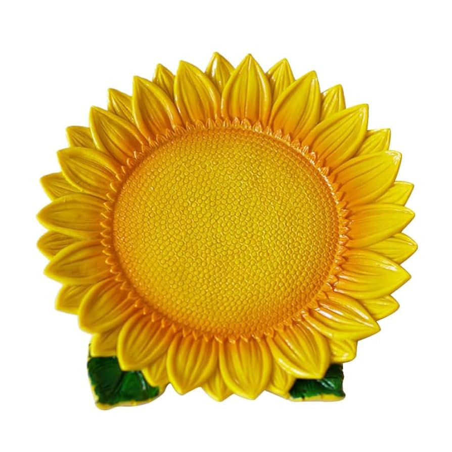 Large Fruit Bowl Sunflower-shaped Decorative Bowl, Dessert Cake Candy Snack Plate Porcelain Nut B... | Amazon (US)
