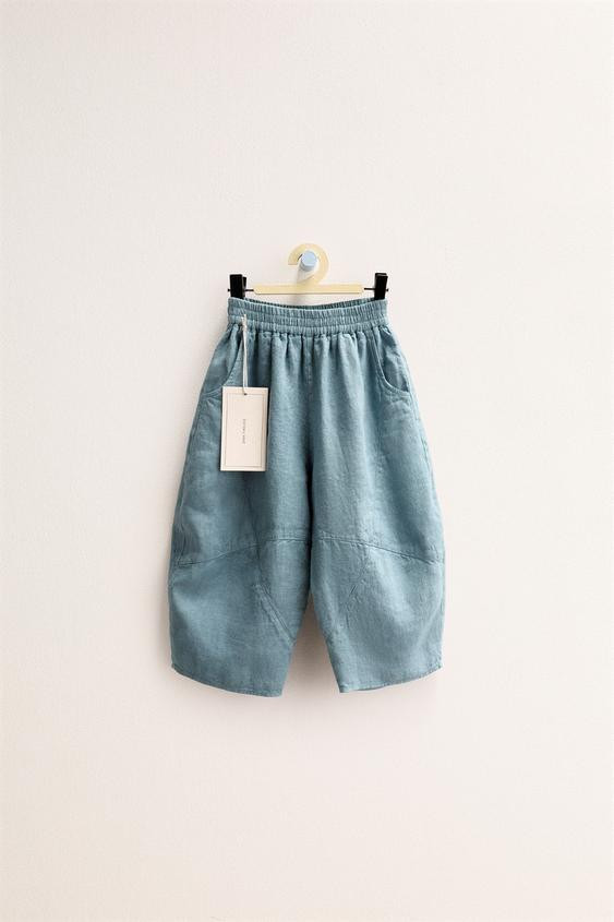 ZARA TIMELESS - 100% LINEN BALLOON TROUSERS | Zara UK