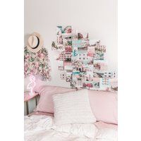 Summer Lovin' Dorm Collage Kit Wall Decor Pink Photo Prints Beach Photography | Etsy (US)