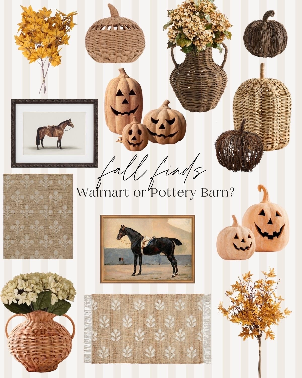 Walmart or Pottery Barn? Had fun with this one! Both fall decor options are so good!

#LTKHome #LTKSeasonal