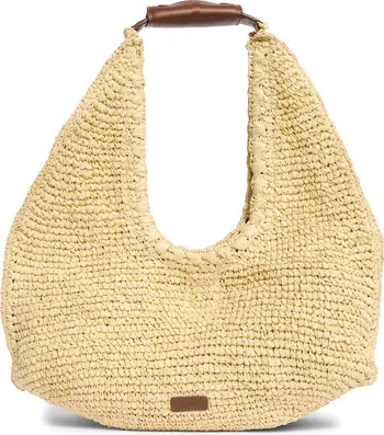 BCBG Woven Raffia Shoulder Bag | Nordstromrack | Nordstrom Rack