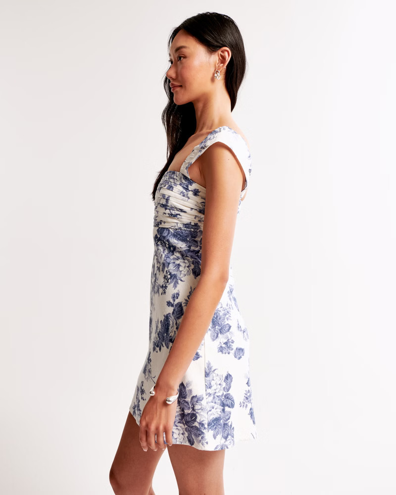 The A&F Emerson Cap Sleeve Mini Dress | Abercrombie & Fitch (US)