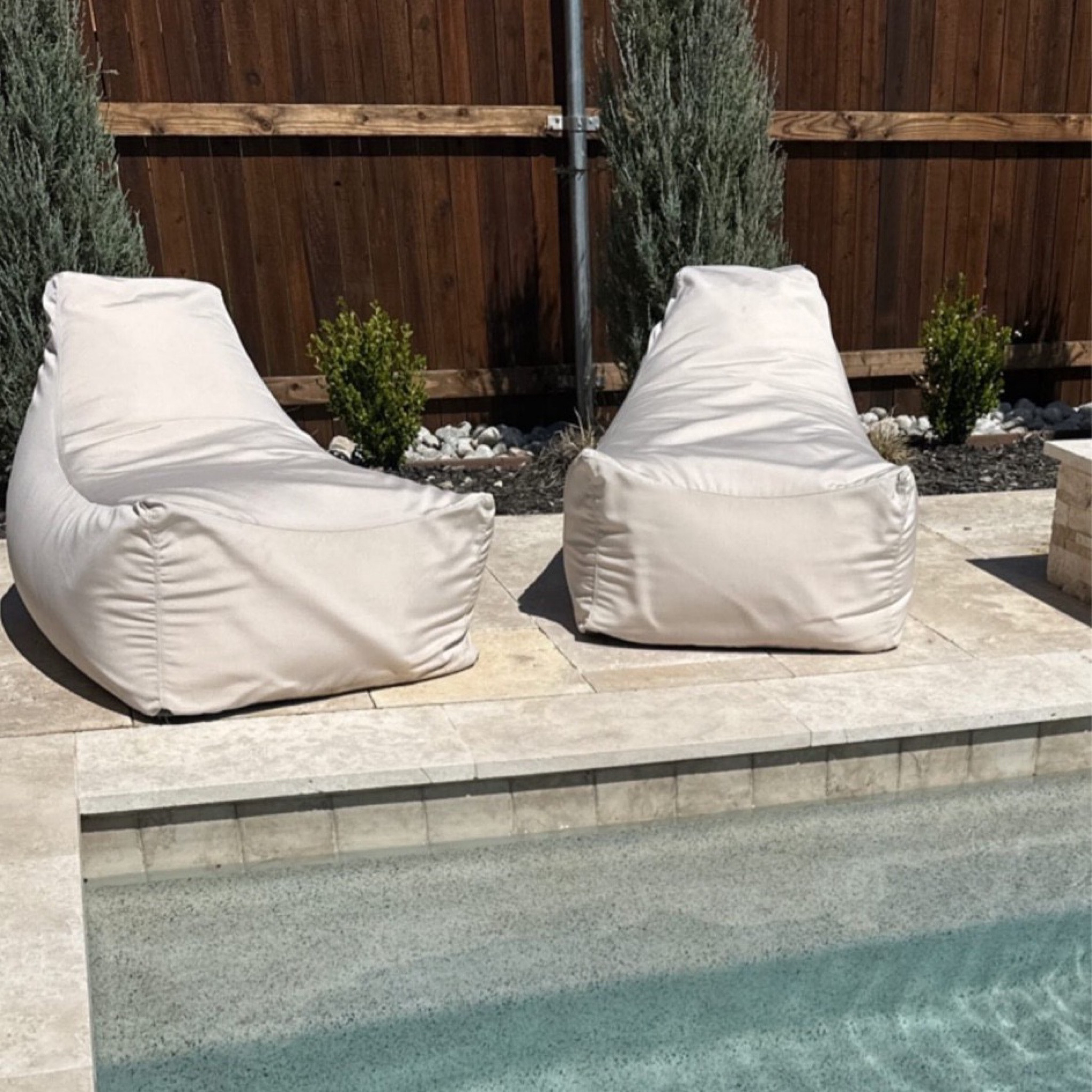 Love these easy to move outdoor bean bag chairs! So comfy and cute! 

#LTKhome #LTKSeasonal #LTKstyletip