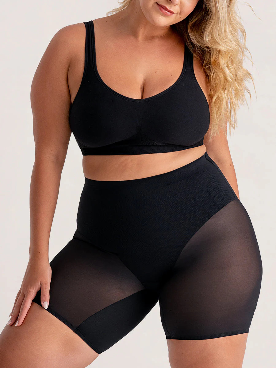 Shapermint Essentials Everyday Empower Mesh Shaper Shorts | Shapermint
