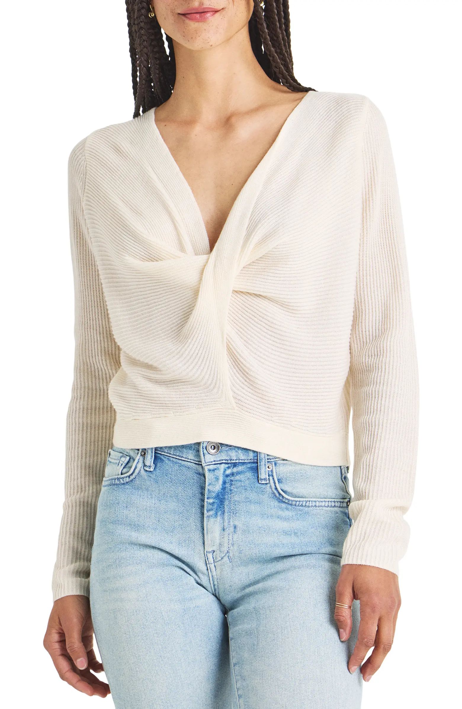 Leah Twist Front Sweater | Nordstrom