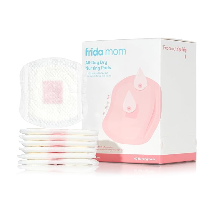 Frida Mom All-Day Dry Disposable Nursing Pads - Soft and Ultra-Absorbent Breast Pads, Breastfeedi... | Amazon (US)