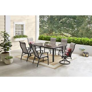 Felton Falls 7-Piece Padded Sling Outdoor Dining Set | The Home Depot