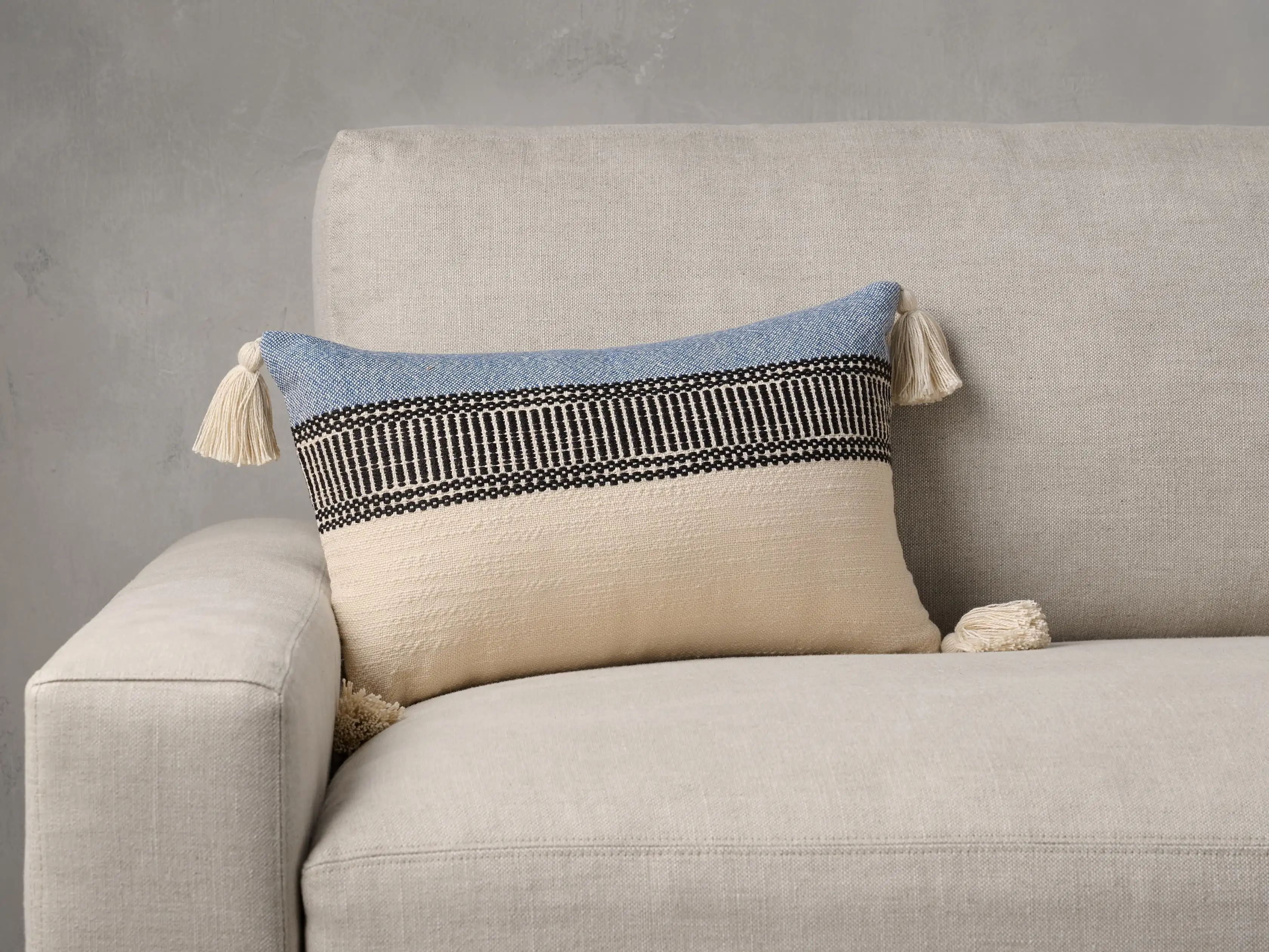 Piedra Outdoor Lumbar Pillow Cover | Arhaus