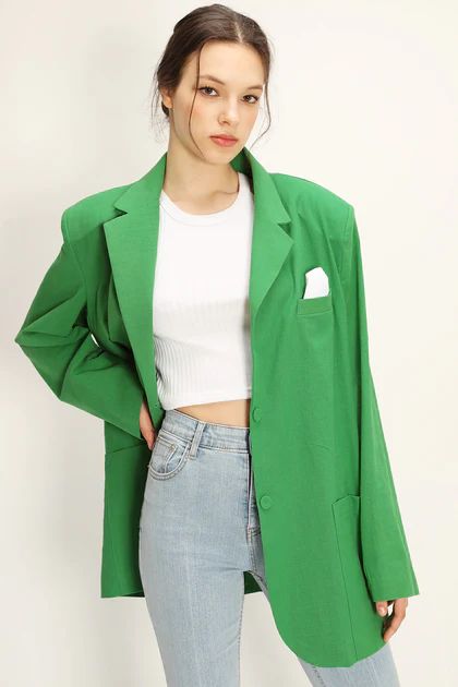 Brianna Oversized Handkerchief Blazer | Storets (Global)