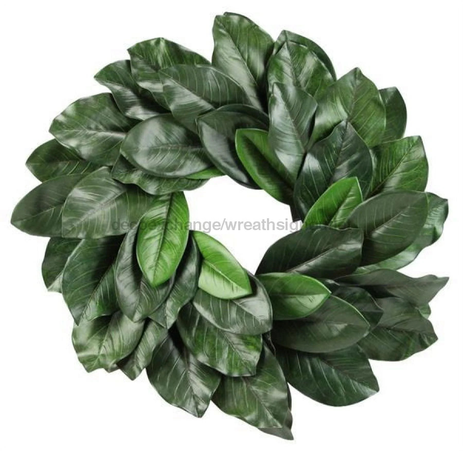 24"Dia Magnolia Leaf Wreath Green XX7899 | Walmart (US)