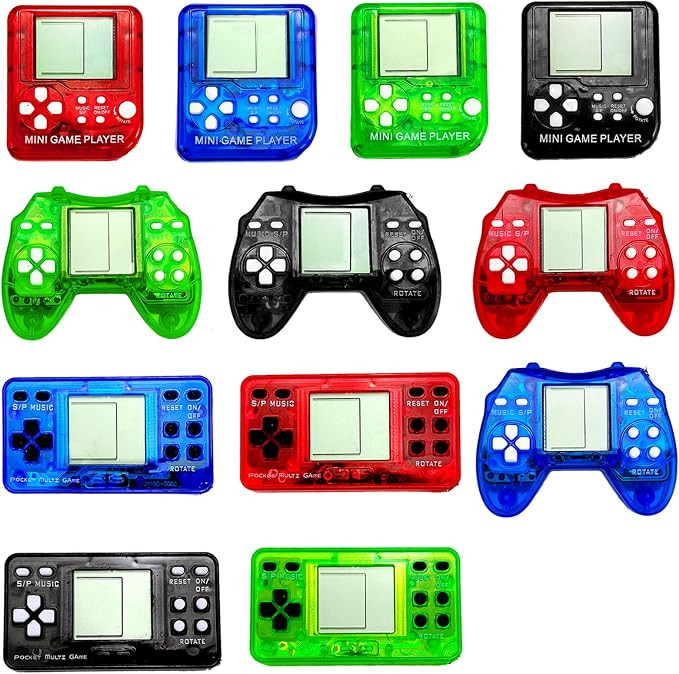 Video Game Party Favors, 12Pcs Video Game Keychain, Birthday Gaming Party Gifts, Mini Game Consol... | Amazon (US)