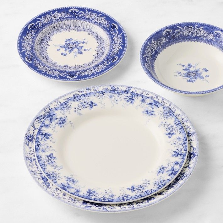 English Floral 16-Piece Dinnerware Set | Williams-Sonoma