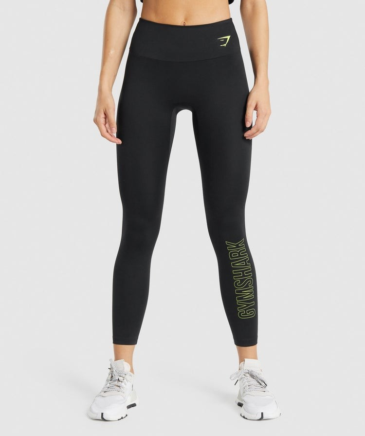 Gymshark Training Graphic Leggings - Black | Gymshark (Global)