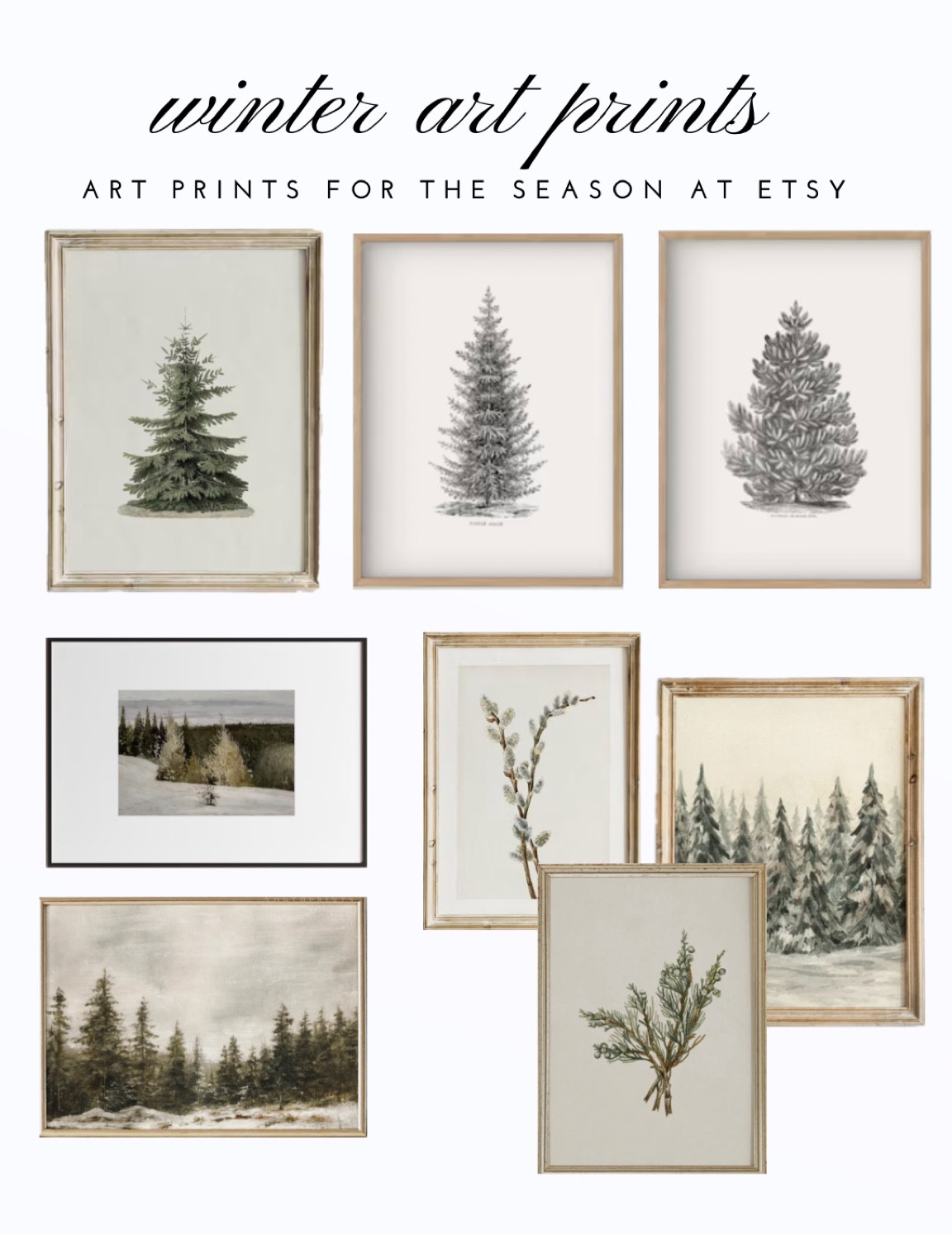 Winter art print sale at Etsy | Winter Landscape Paintings, Rustic Christmas Print, Neutral Christmas Decor, Snowy Winter Tree Printable Wall Art, Vintage Style | Vintage Nordic Christmas Tree Print | Printable Digital Download | Vintage Holiday Sketch | Christmas Artwork | Pine Tree Drawing 

#LTKSeasonal #LTKHoliday #LTKHolidaySale