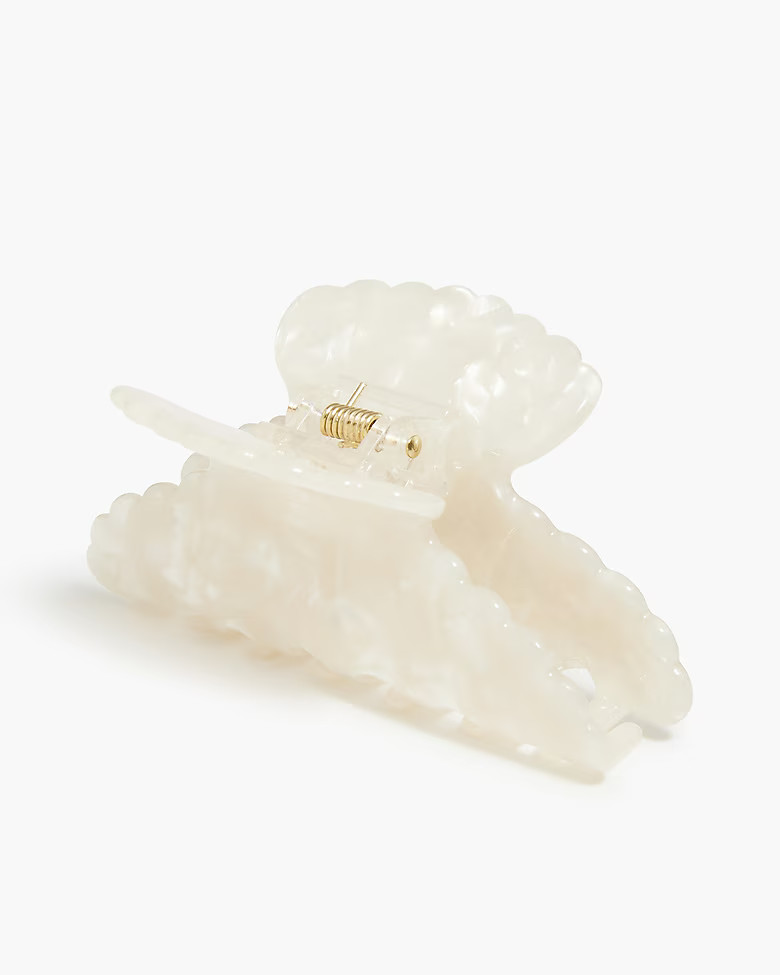 Scalloped claw clip | J.Crew Factory