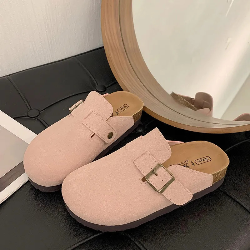 2025s Designer Autumn/Winter New Thick Bottom Shoes Women Plush Hairy Outer Wear Baotou Boken hot... | DHGate