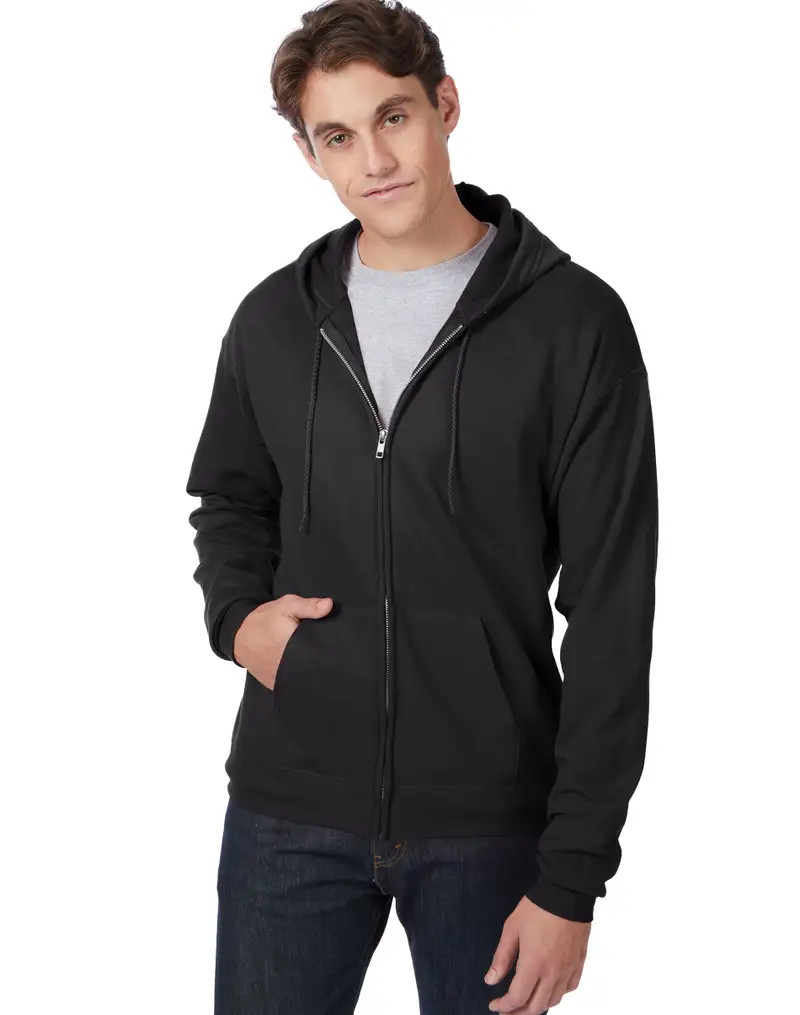 Hanes EcoSmart® Men's Full-Zip Hoodie | Hanes.com
