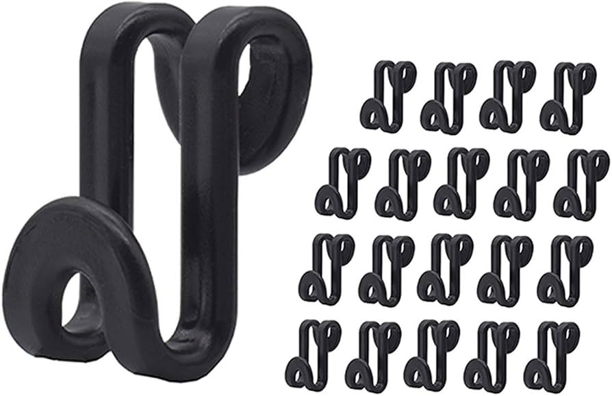 60 Pcs Clothes Hanger Connector Hooks, for Velvet Huggable Hangers, Wooden Hangers, Heavy Duty Sp... | Amazon (US)