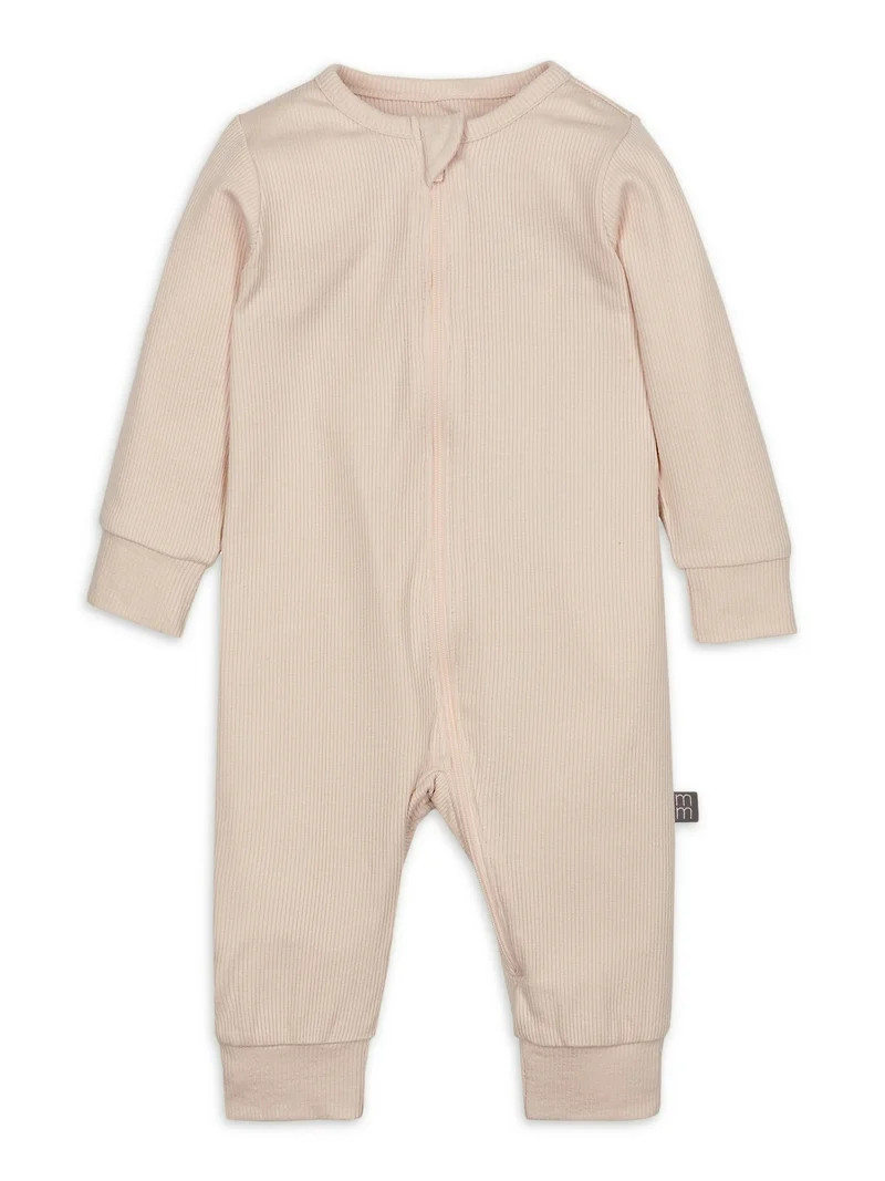 Modern Moments by Gerber Baby Neutral Super Soft Viscose Long Sleeve Coverall, Sizes Newborn - 12... | Walmart (US)