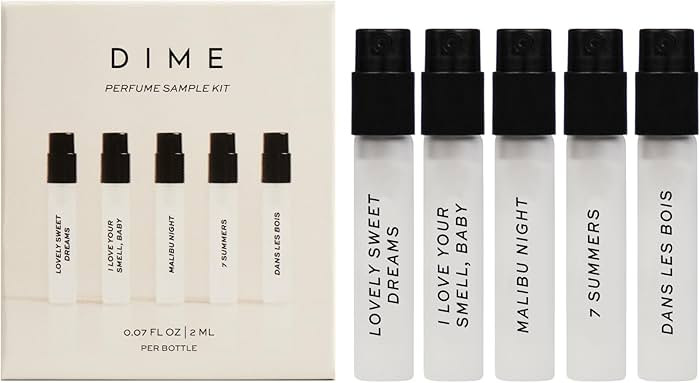 DIME Beauty Perfume Sampler, Hypoallergenic, Clean Perfumes, Eau de Toilette For Women (Set of 5,... | Amazon (US)