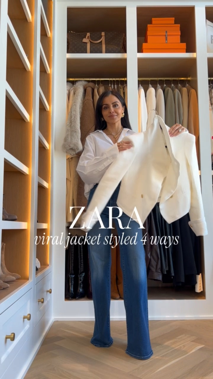 The viral cropped Zara jacket styled four ways for spring. I love pieces like this that instantly elevate your wardrobe but still feel effortless to wear. The cropped fit is so flattering and it works for everything from casual days to date nights.

Zara cropped jacket - wearing an XS
All denim - wearing a 24, runs TTS

miamiamine viral Zara cropped jacket spring outfit ideas chic layering piece elevated everyday style Zara styling inspiration versatile wardrobe staple polished casual outfits

#LTKPetite #LTKspring #LTKspringtrends