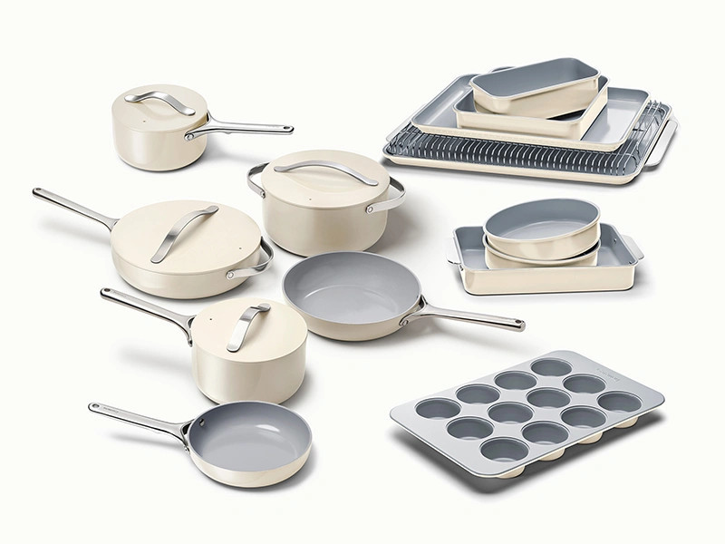 Ceramic Non-Stick Cookware: Non-Toxic Pots and Pans | Caraway