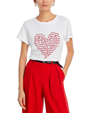 Cinq a Sept Je T'Aime Heart Graphic Tee | Bloomingdale's (US)