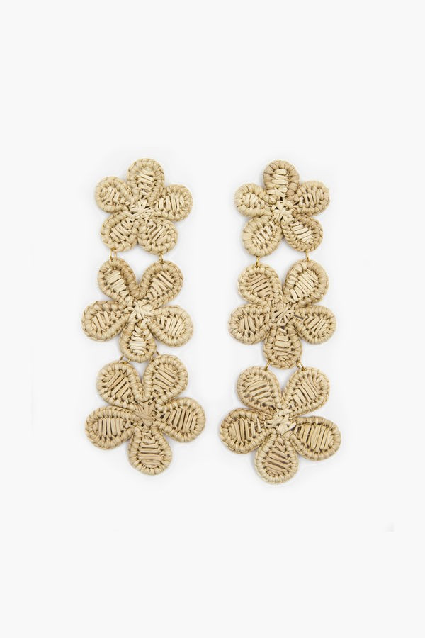 Natural Rattan Earrings | Tuckernuck (US)