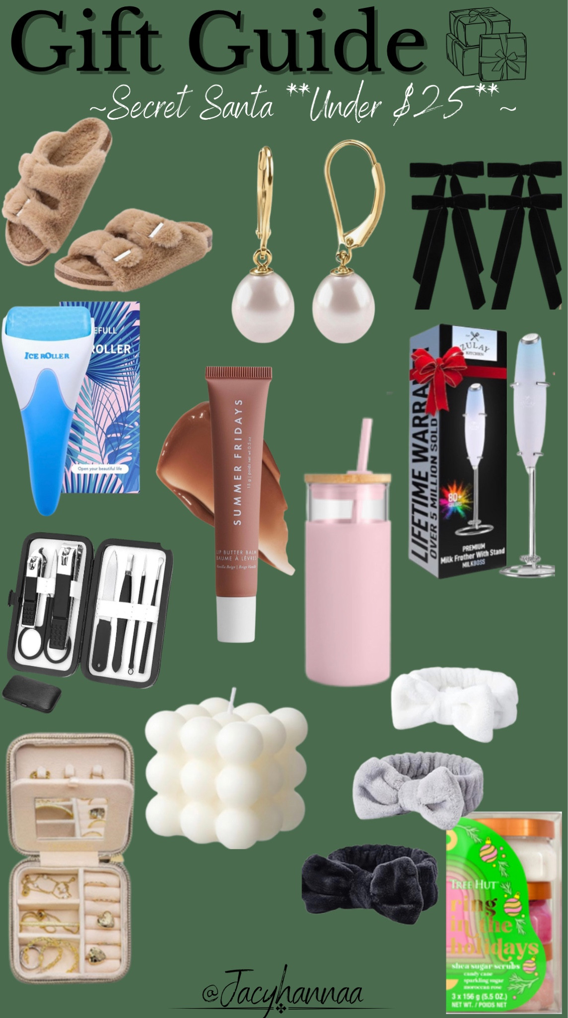 Gifts under $25 ✨🎁 Guide 



Amazon gifts, stocking stuffers, gifts under$25, gift guide, holiday gift ideas, secret Santa gifts 

#LTKHoliday #LTKGiftGuide #LTKsalealert