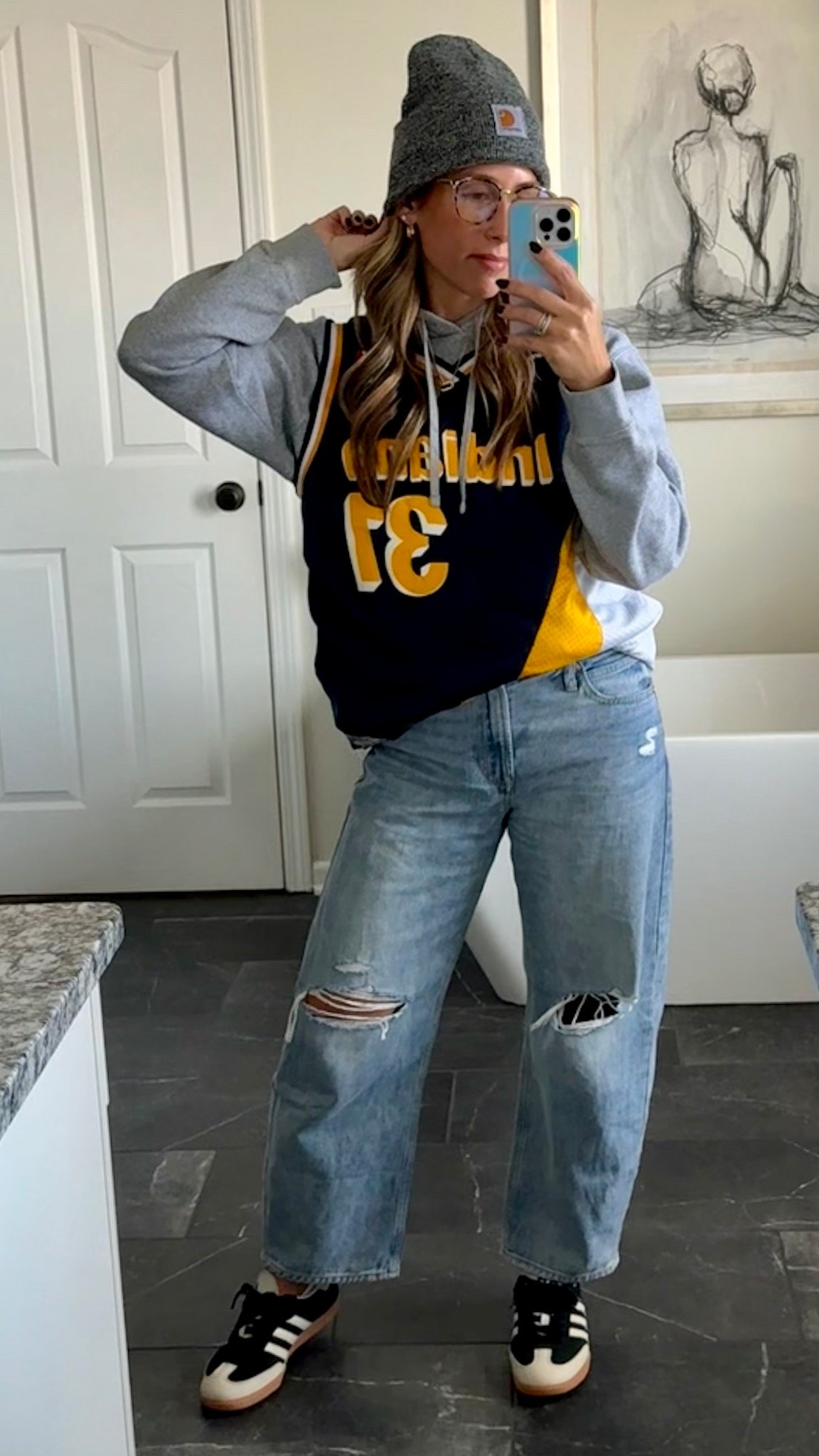 Dressed like I actually know the score.

#OOTD #GameDayStyle #StreetStyle #CasualCool #Athleisure #BeanieSeason #SneakerStyle #LTKfit #LTKstyle #amazon

#LTKootd #LTKdayinmylife #LTKFindsUnder100