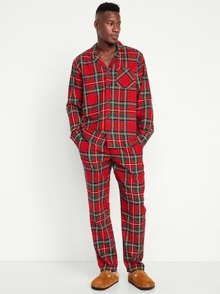 Flannel Pajama Set for Men | Old Navy (US)