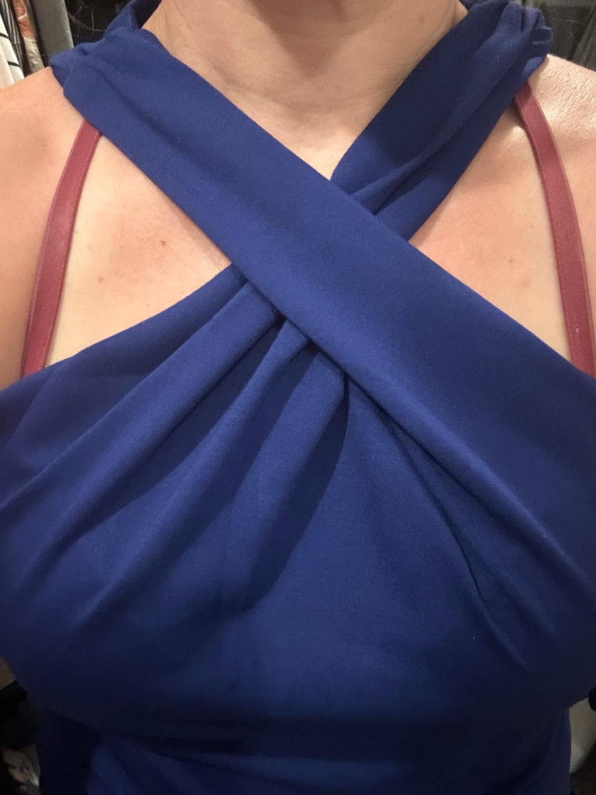 JASAMBAC Women's 2023 Summer Midi Dresses Elegant Crisscross Halter Neck Ruffle Hem Belted Cockta... | Amazon (US)