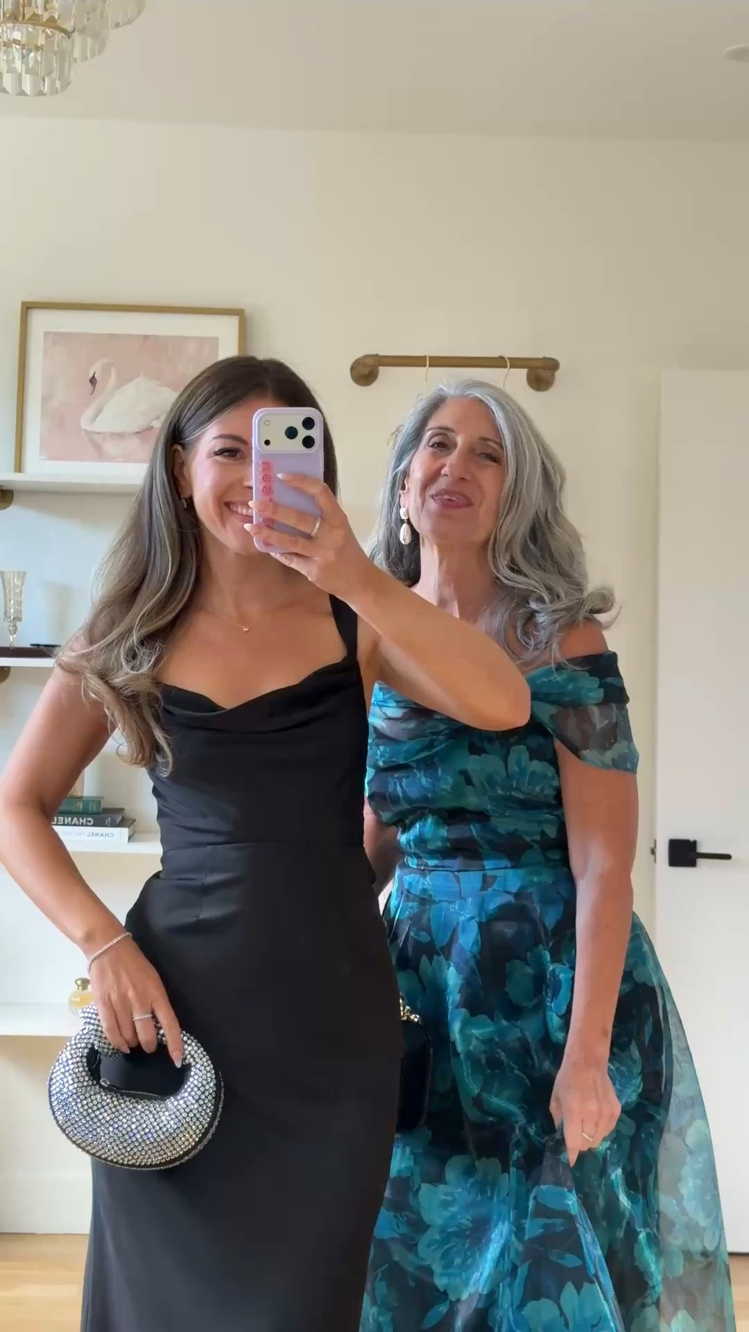 black satin off-the-shoulder maxi with a cowl neckline, teal floral off-the-shoulder gown with a sheer skirt mom and me formal wedding guest and mother of the bride dresses 💍

vivrelle code: emerson20 
electric picks code: emerson20

I’m 5’4” and wear a size small/2 

mom is 5’4” and wears a medium/6

fall wedding guest dresses, wedding guest dresses, cocktail dresses, semi-formal dresses, black tie wedding guest dresses, destination wedding guest dresses, garden party dresses, wedding guest outfit ideas, mom & me outfits, mom & me dresses, matching outfits, mother daughter outfits, family photo outfits, wedding guest dresses, mother of the bride, mother of the groom, wedding guest outfit ideas

#LTKgrwm #LTKSeasonal #LTKWedding