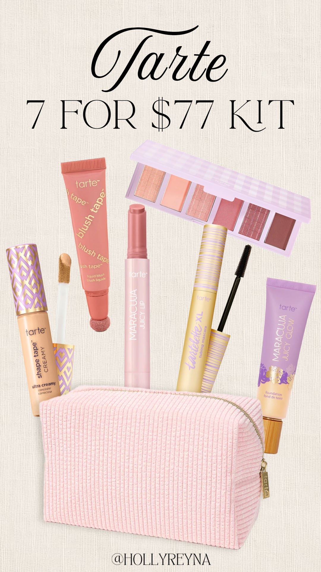 The Tarte 7 for $77 custom kit deal is back! 

#tarte

#LTKBeauty #LTKSaleAlert #LTKgrwm
